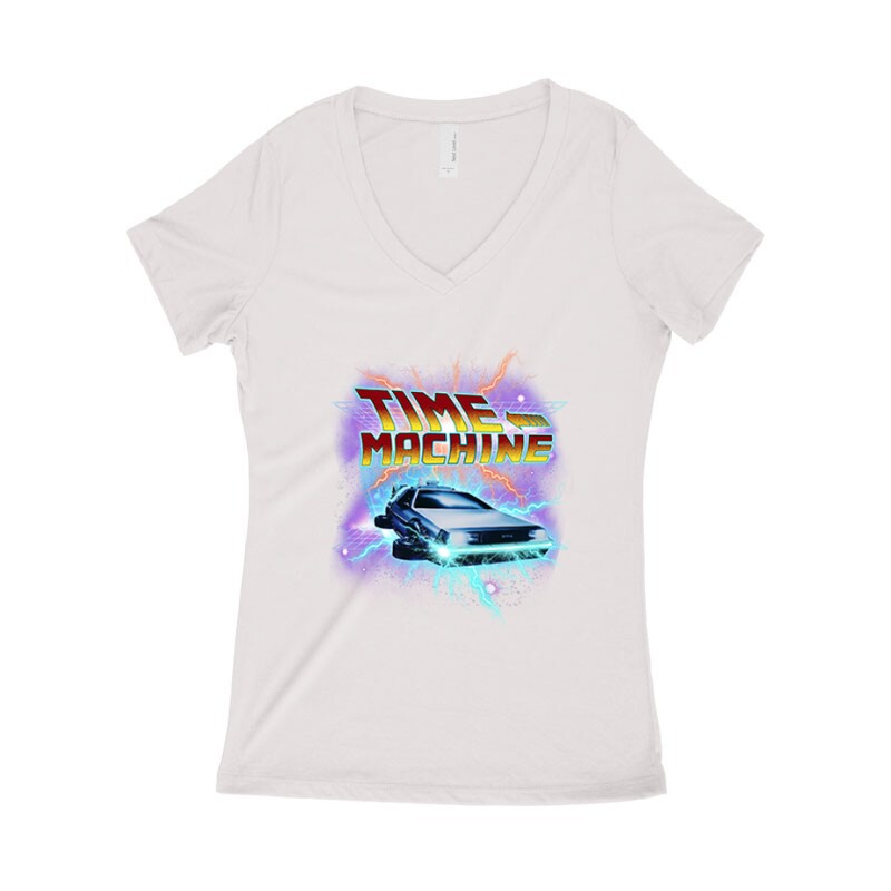 Time Mashine Női póló V kivágott