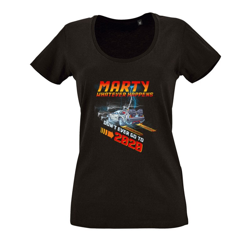 Whatever Happens O nyakú női póló