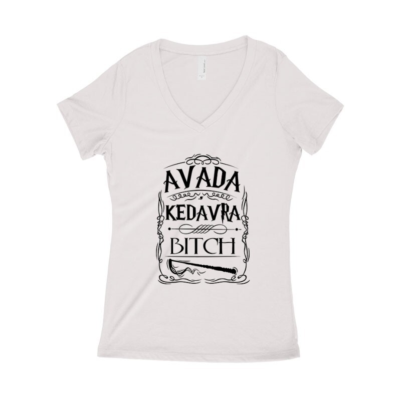 Avada Kedavra Női póló V kivágott