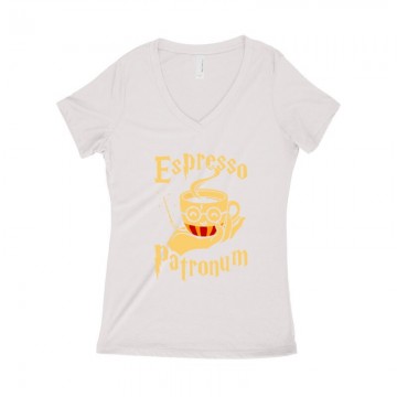 Espresso Patronum Női póló V kivágott