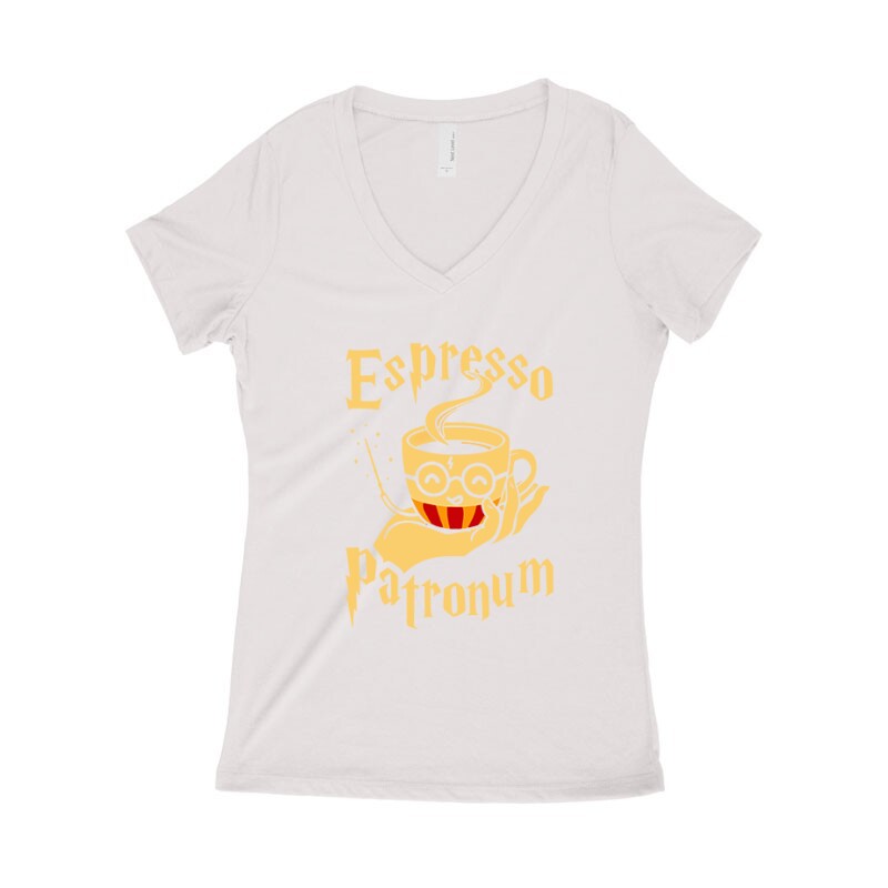 Espresso Patronum Női póló V kivágott