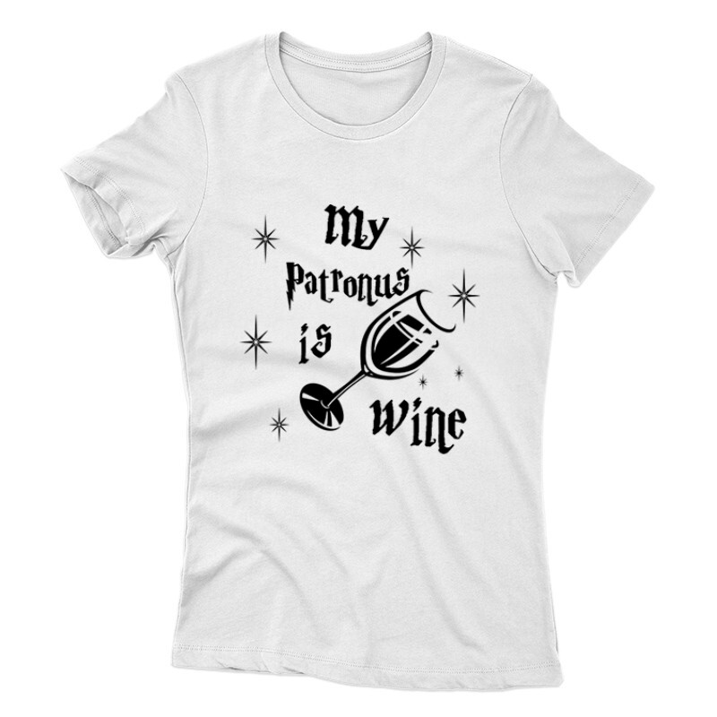 My Patronus is Wine Női póló