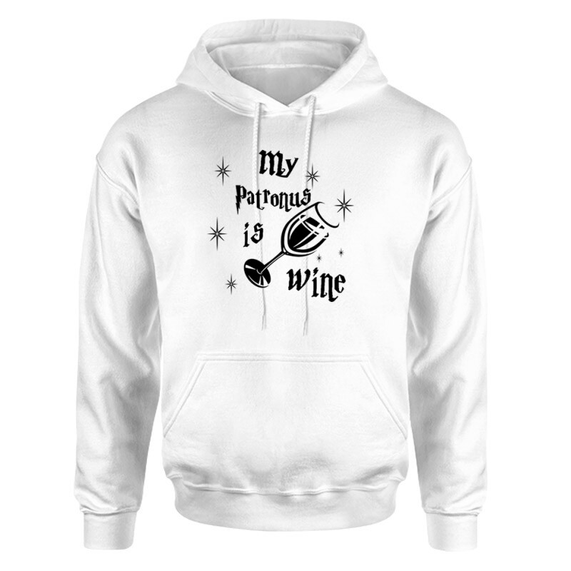 My Patronus is Wine Unisex pulóver