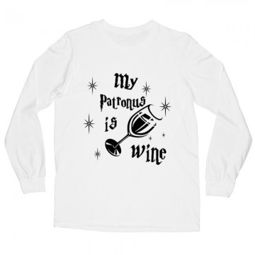 My Patronus is Wine Hosszú ujjú póló