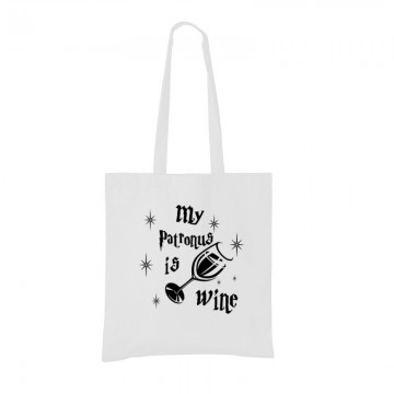 My Patronus is Wine Bevásárló táska
