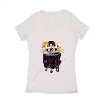 Water Mirror Női póló V kivágott