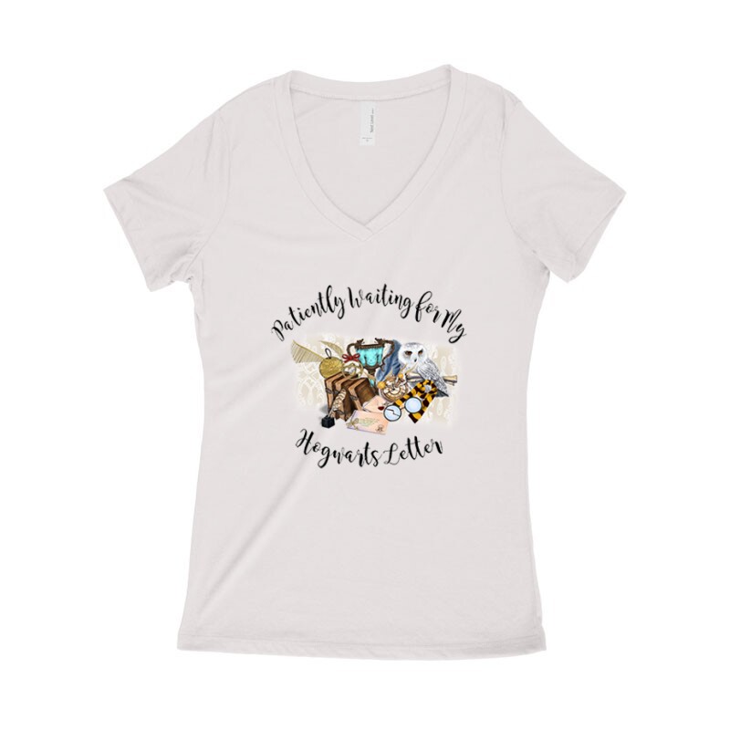 Hogwarts Letter Női póló V kivágott