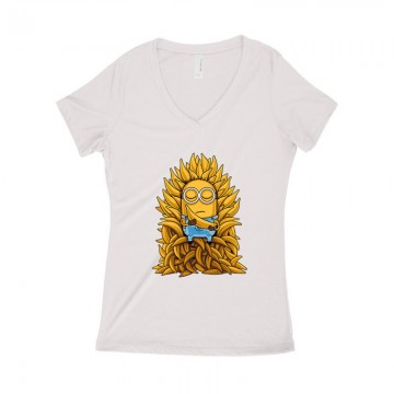 Game Of Thrones Minions Női póló V kivágott