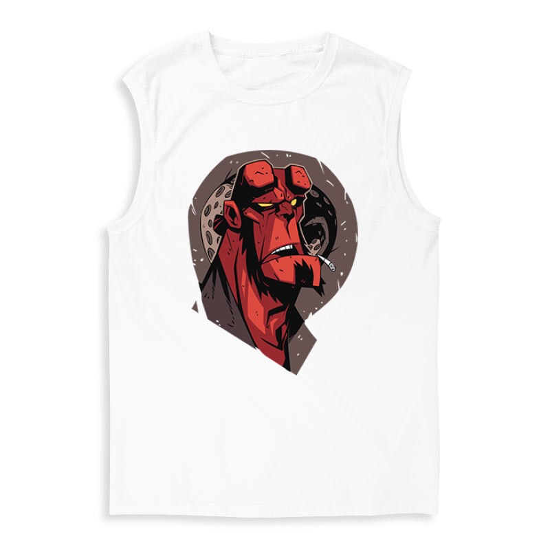 Hellboy Face Férfi Trikó