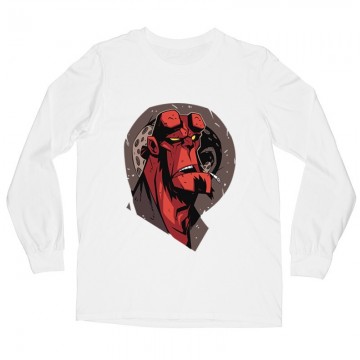 Hellboy Face Hosszú ujjú póló