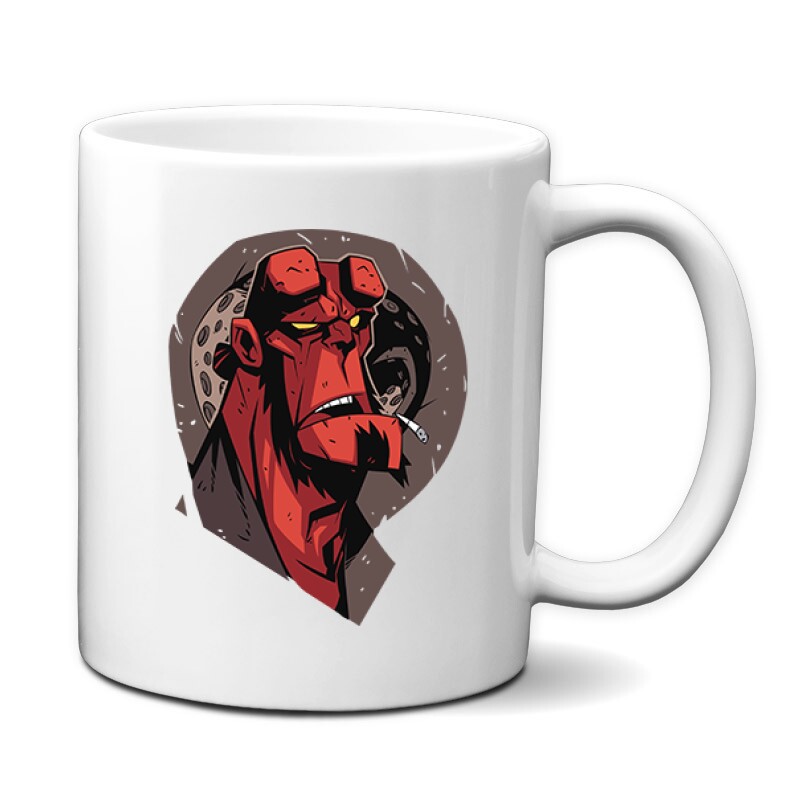 Hellboy Face Bögre