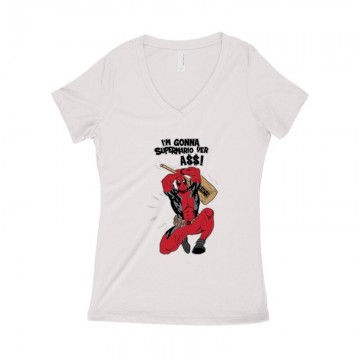 Supermario Női póló V kivágott