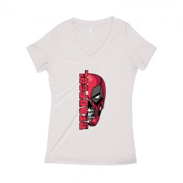 Skull(DP) Női póló V kivágott