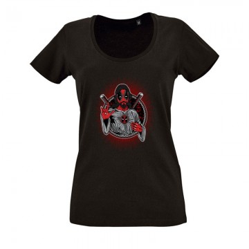 Godpool O nyakú női póló