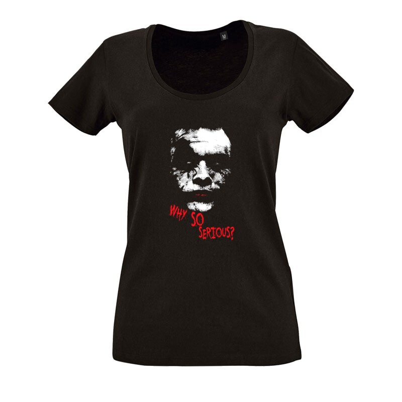 Why So Serious O nyakú női póló