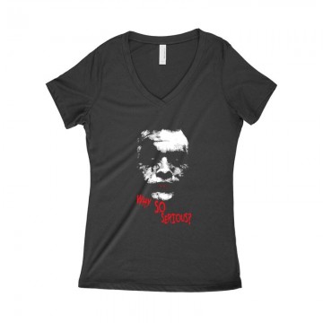 Why So Serious Női póló V kivágott