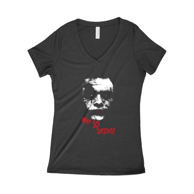 Why So Serious Női póló V kivágott