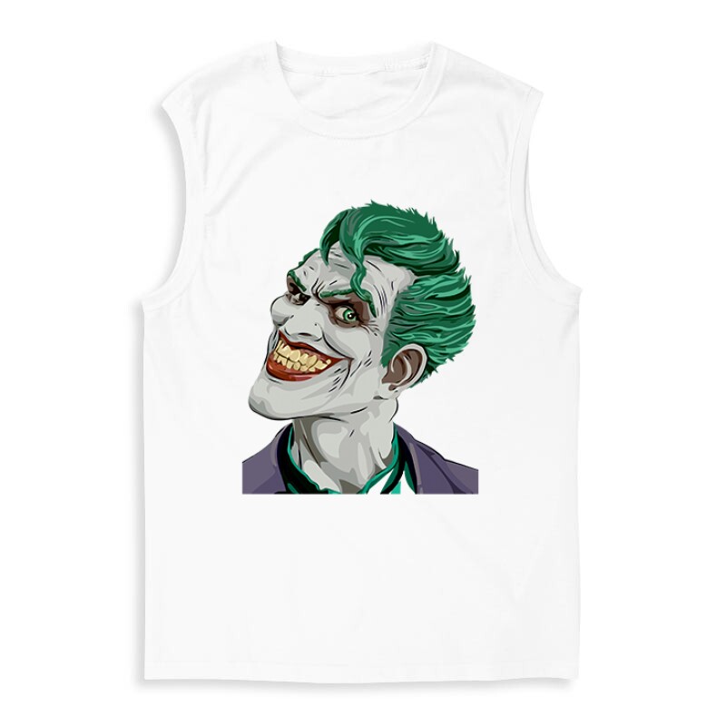 Joker Face Color Férfi Trikó