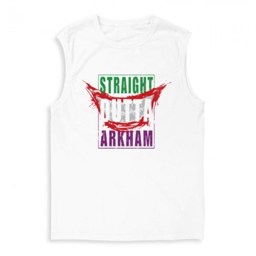 Straight Outta Arkham Férfi Trikó