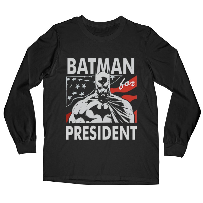 Batman For President Hosszú ujjú póló