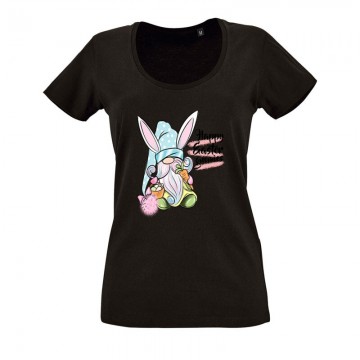 Gnomies Bunny O nyakú női póló