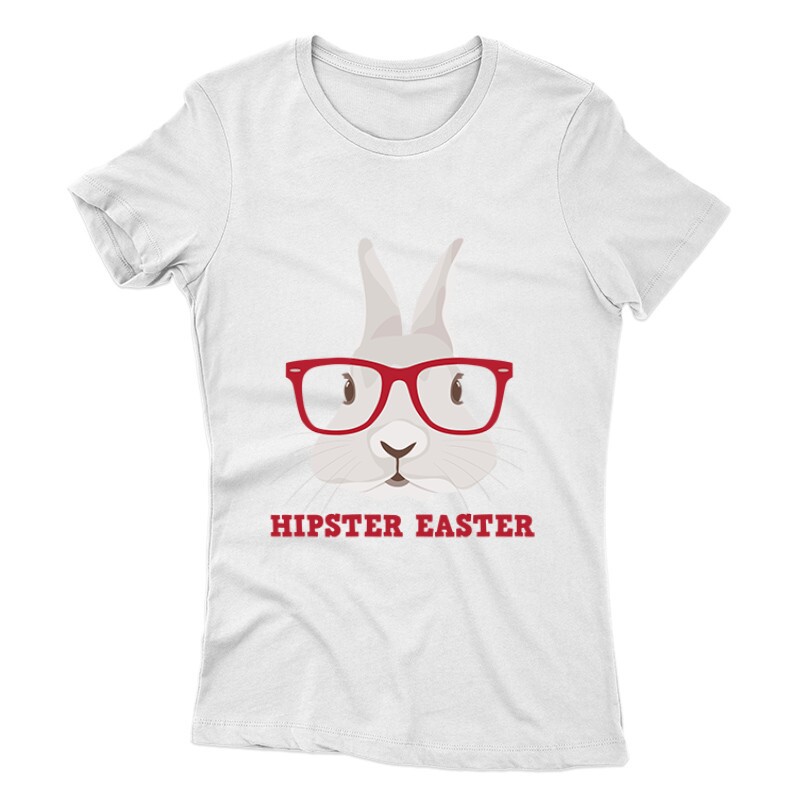 Hipster Easter Női póló