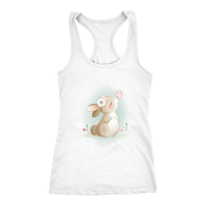 Nyuszi Pillangóval Női Trikó