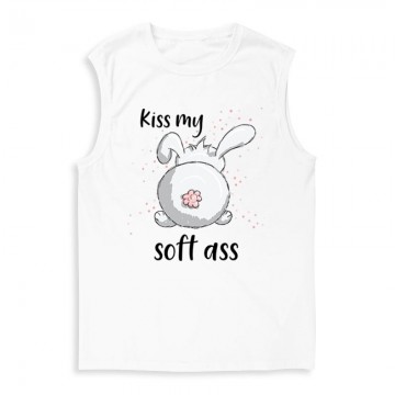 Kiss My Soft Ass Férfi Trikó