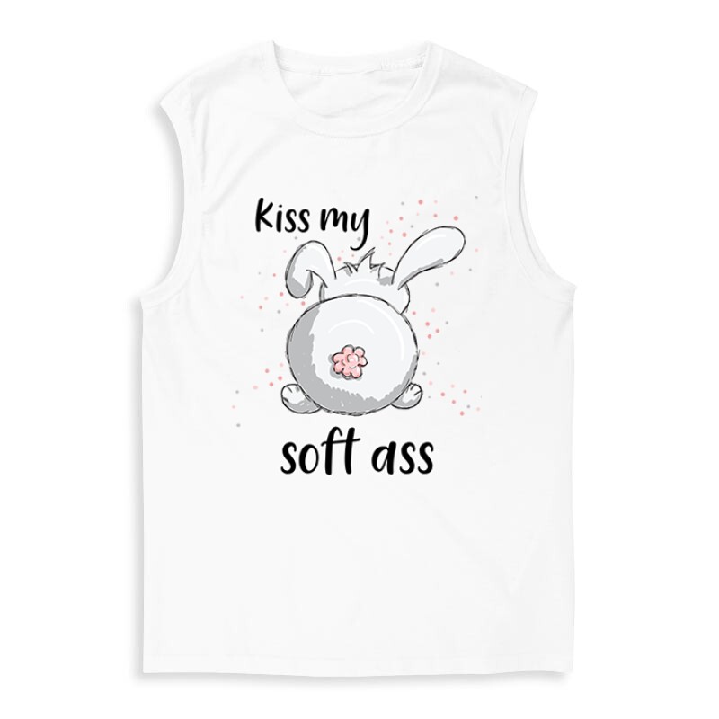Kiss My Soft Ass Férfi Trikó