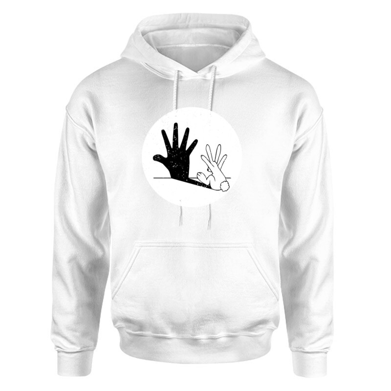 Nyuszi Árnyék Unisex pulóver