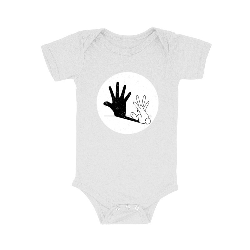 Nyuszi Árnyék Bébi body