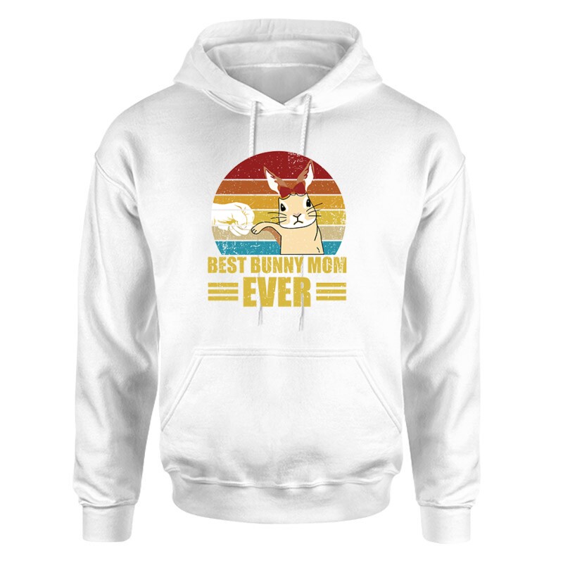 Best Bunny Mom Unisex pulóver