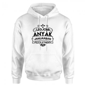 Legjobb Anyák Januárban Születnek Unisex pulóver