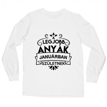 Legjobb Anyák Januárban Születnek Hosszú ujjú póló