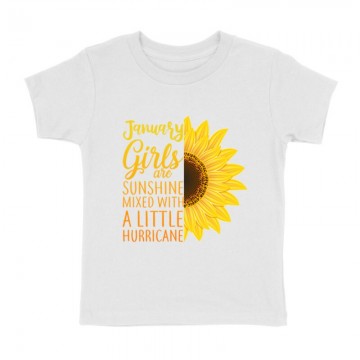 January sunshine and hurricane Gyermek póló