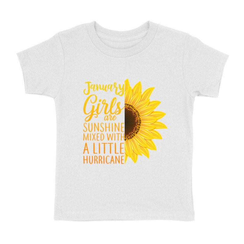 January sunshine and hurricane Gyermek póló