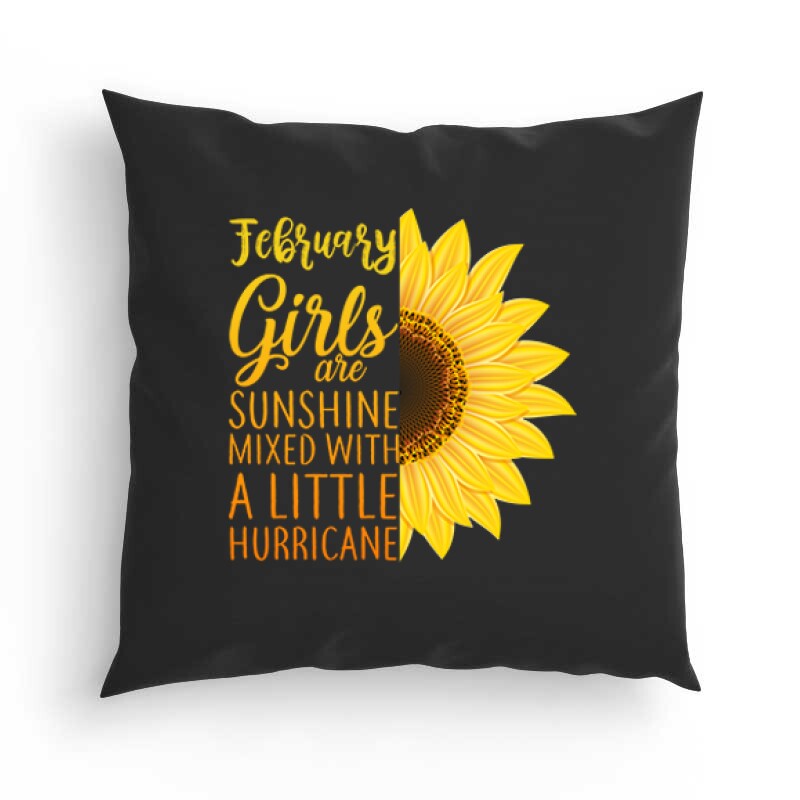 Februar sunshine and hurricane Párna