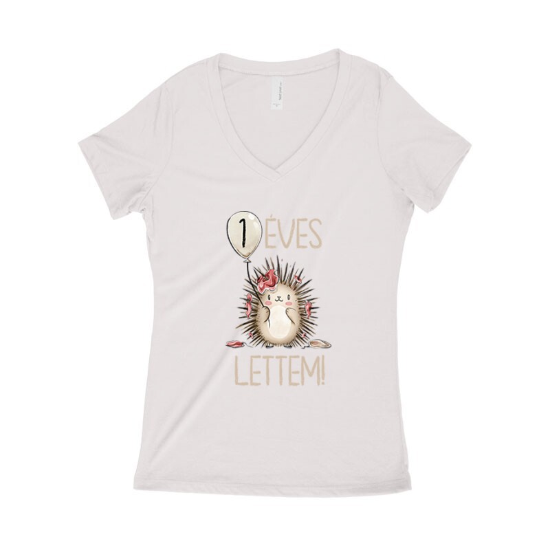 1 Éves Lettem Süni Női póló V kivágott