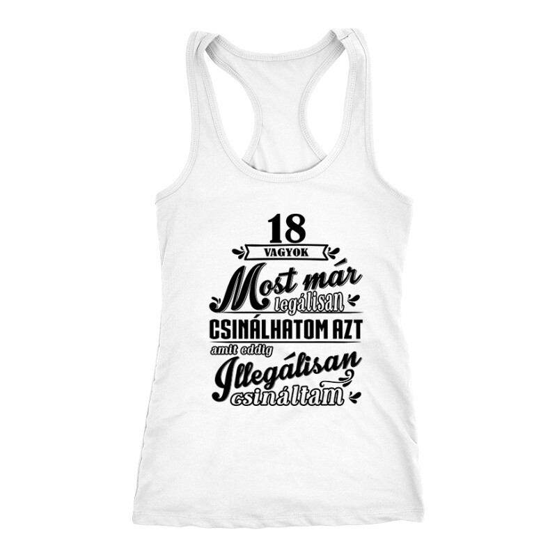 18 vagyok Női Trikó