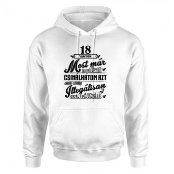 18 vagyok Unisex pulóver