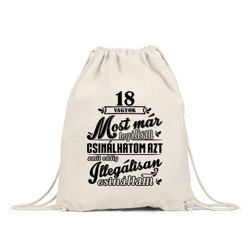 18 vagyok Tornazsák