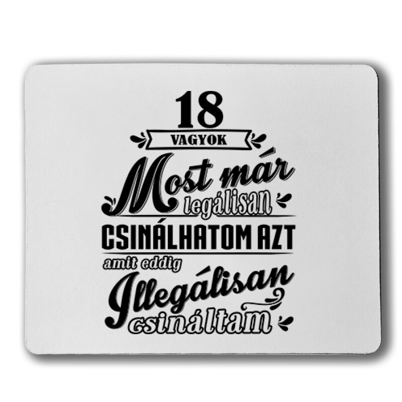 18 vagyok Egérpad