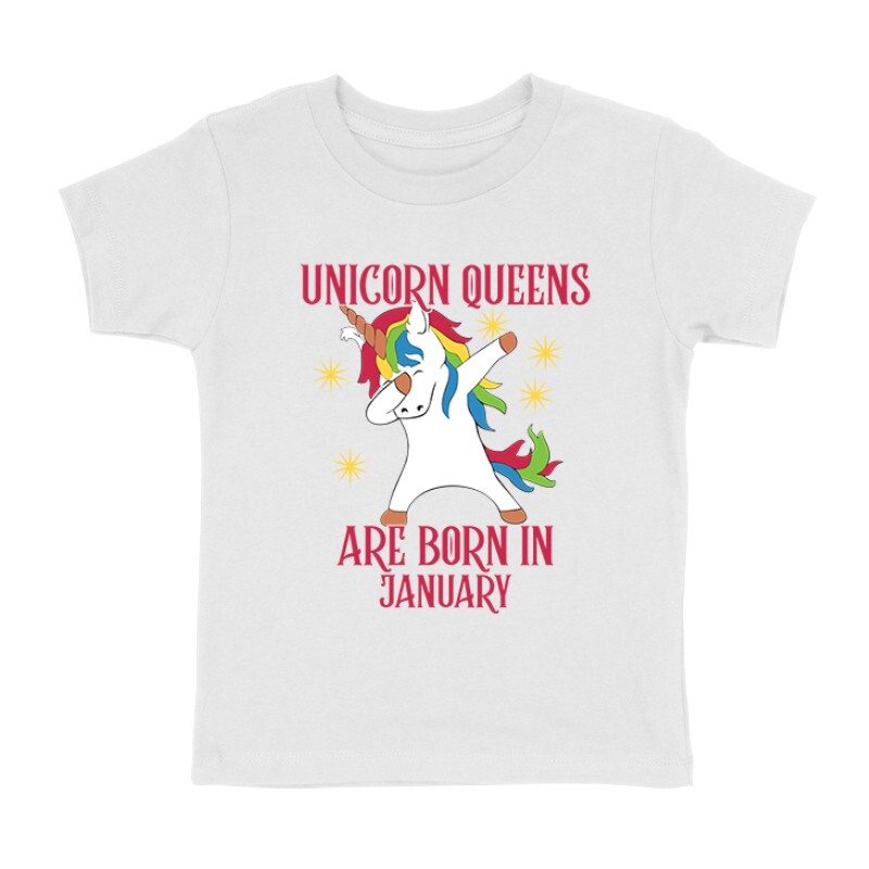 Unicorn Queens Január Gyermek póló