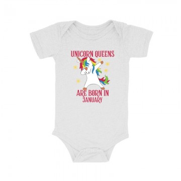 Unicorn Queens Január Bébi body