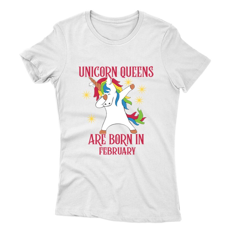 Unicorn Queens Február Női póló