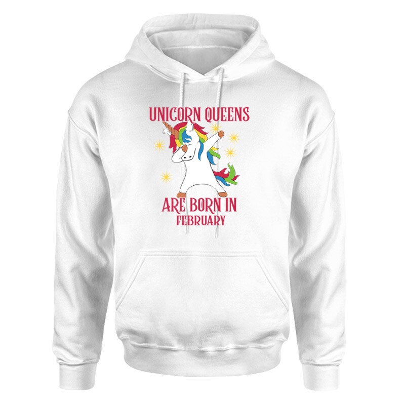 Unicorn Queens Február Unisex pulóver