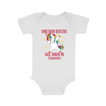 Unicorn Queens Február Bébi body