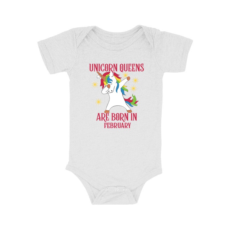 Unicorn Queens Február Bébi body