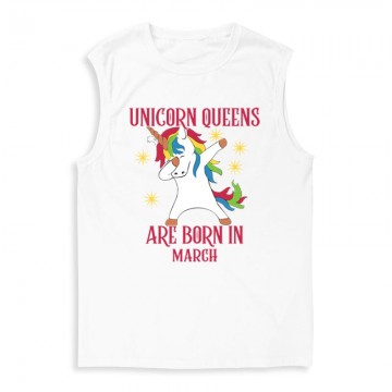 Unicorn Queens Március Férfi Trikó