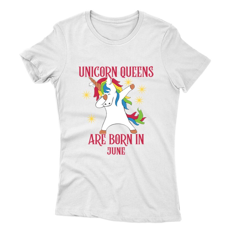 Unicorn Queens Június Női póló